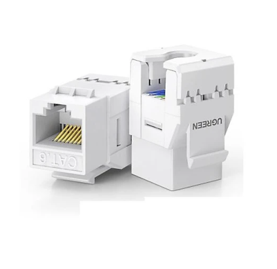 Модуль для информационной розетки RJ-45, CAT6 180° NW186 (30844) UGREEN